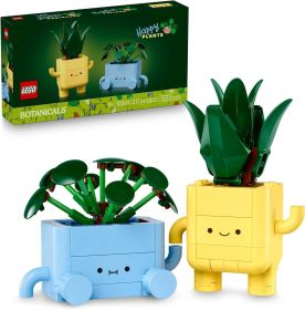 Botanicals Happy Plants Building Toys - Bedroom or Dorm Room Decor for Girls, Boys, & Adults