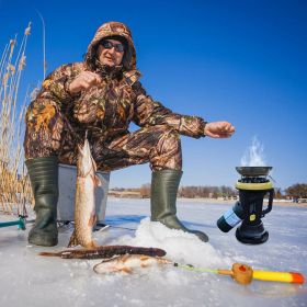 4000BTU Portable Propane Heater With ODS & Tip-Over Protection, Heating Area UP to 95 Sq.Ft, 5.5 Hours Max.Running Time