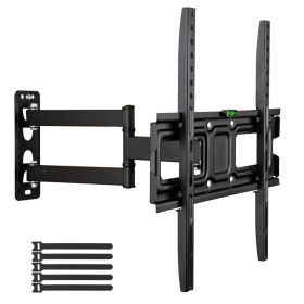 32-65 Inch Single Pendulum Small Base TV Stand TMXD-103 Load Bearing 35KG (Option: Black)