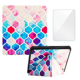 Smart Case Compatible with 8 Inch Kobo Forma Ereader(Model: N782, 2018 Release) (Material: PU Leather, Color: Moroccan Love)