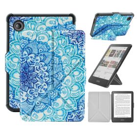 Case For 6" Kobo Clara Colour/BW (2024)/2E (2022) Ereader, Includes a Screen Protector - 6 Inch Premium PU Leather Cover with Auto Sleep/Wake (Material: PU Leather, Color: Pattern)