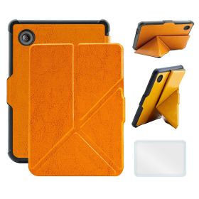 Case For 6" Kobo Clara Colour/BW (2024)/2E (2022) Ereader, Includes a Screen Protector - 6 Inch Premium PU Leather Cover with Auto Sleep/Wake (Material: PU Leather, Color: Vintage Brown)