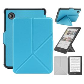 Case For 6" Kobo Clara Colour/BW (2024)/2E (2022) Ereader, Includes a Screen Protector - 6 Inch Premium PU Leather Cover with Auto Sleep/Wake (Material: PU Leather, Color: Sky Blue)