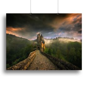 Eltz Canvas Print or Poster (Type: Poster Print, size: 28" x 20" / 70cm x 50cm (approx))